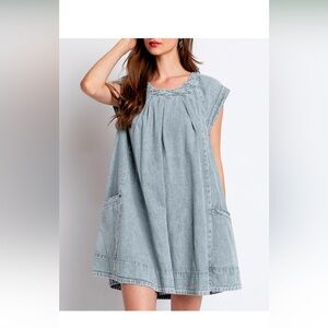 Denim Dress NWT